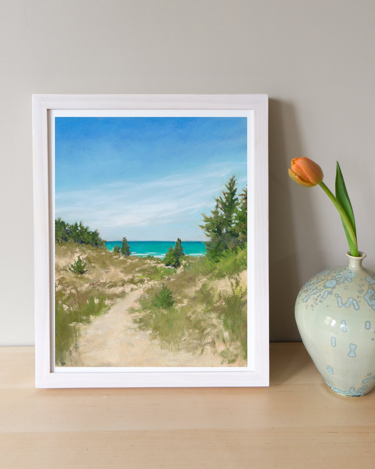 Beyond the dunes Print