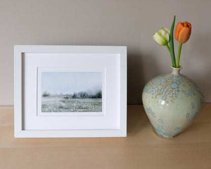 Watercolour Field Print